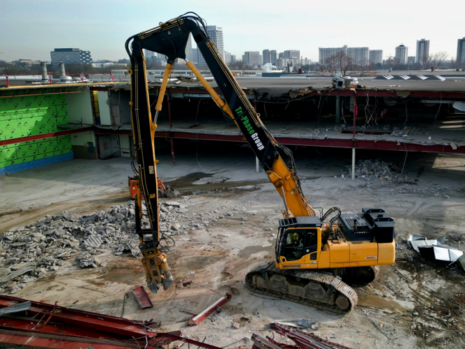 High Reach Excavator