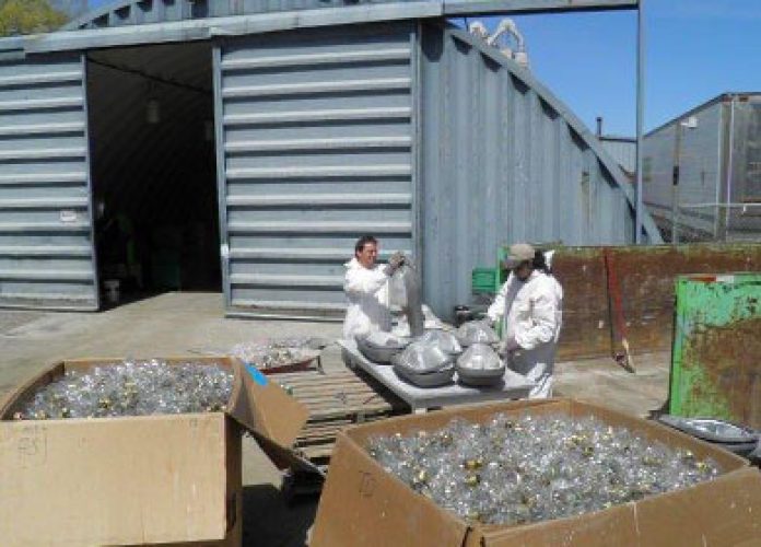 Recycling of Light Fixtures from Various Mississauga Locations 2